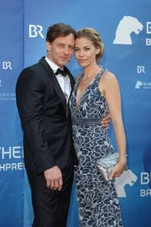 Hendrik Duryn and Jessica Ginkel, Bavarian Television Prize 2019 at the Prinzregententheater in Munich on 25 05 2019