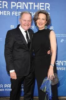 Wolfgang Heubisch with wife Barbara, Bavarian Television Prize 2019 at the Prinzregententheater in Munich on 25 05 2019