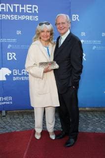 Wilfried Kraus with wife Wera, Bavarian Television Prize 2019 at the Prinzregententheater in Munich on 25 05 2019