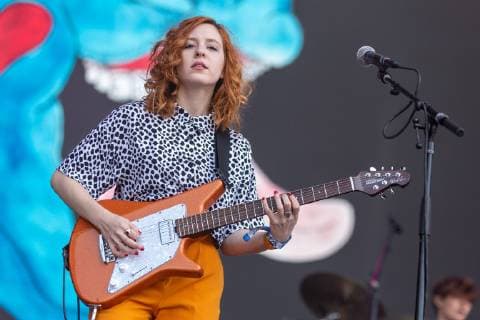 May 25, 2019 - Napa, California, U.S - GENESSA GARIANO of The Regrettes during the BottleRock Music Festival in Napa, California Napa U.S. - ZUMAs135 20190525_zap_s135_008 Copyright: xDanielxDeSloverx