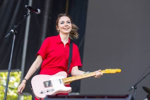 May 25, 2019 - Napa, California, U.S - LYDIA KNIGHT of The Regrettes during the BottleRock Music Festival in Napa, California Napa U.S. - ZUMAs135 20190525_zap_s135_002 Copyright: xDanielxDeSloverx
