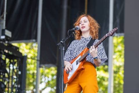 May 25, 2019 - Napa, California, U.S - GENESSA GARIANO of The Regrettes during the BottleRock Music Festival in Napa, California Napa U.S. - ZUMAs135 20190525_zap_s135_003 Copyright: xDanielxDeSloverx