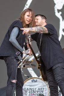 May 25, 2019 - Napa, California, U.S - LAURA JANE GRACE of Against Me! during the BottleRock Music Festival in Napa, California Napa U.S. - ZUMAs135 20190525_zap_s135_020 Copyright: xDanielxDeSloverx