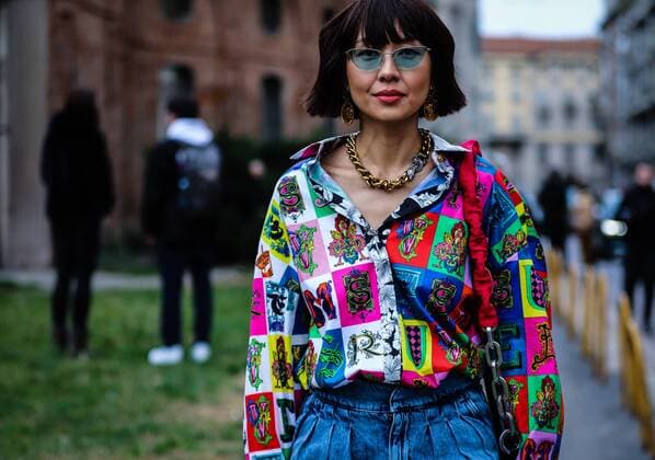 Italy: On the street Milan MILAN, Italy- February 23 2019: Liz Uy on the street during the Milan Fashion Week. Milan Lombardia Italy Milan  MauroxDelxSignore