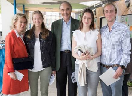 Entertainment Bilder des Tages Princess Astrid of Belgium, Princess Luisa Maria, Prince Lorenz of Belgium, Princess Laetitia Maria and Prince Joachim pictured at a polling station in Laken Laeken, Brussels, Sunday 26 May 2019. Belgium holds regional, federal and European elections on Sunday.  BENOITxDOPPAGNE 05592250