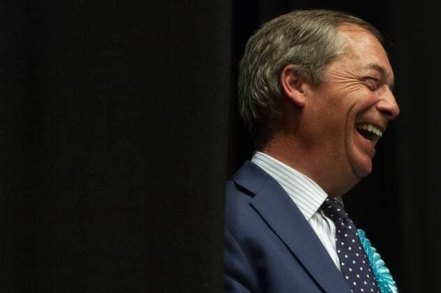 News Themen der Woche KW21 News Bilder des Tages May 27, 2019 - London, London, UK - London, UK. British Brexit party leader Nigel Farage celebrates being re-elected as a European Parliament. Earlier today. The Brexit Party is expected to do very well in the elections. London UK  - ZUMAl94_ 20190527_zaf_l94_024 Copyright: xRayxTangx