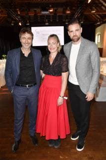 Guido Broscheit, Eva Mona Rodekirchen and Christoph Metzelder at the Pre Golf Party for the 11 Golf Charity Cup 2019 in the Schinkelhalle Potsdam, 26 05 2019 Foto:xF.xKernx xFuturexImage