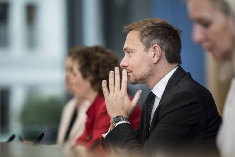 Christian Lindner, FDP Party Chairman, recorded at the Federal Press Conference on reactions after the European elections Berlin, 27 05 2019 Berlin Germany Copyright: xFlorianxGaertner photothek.netx