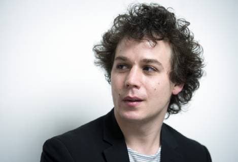 Conductor William Christie, French cellist Cyril Poulet (photo) and composer Miroslav Srnka give briefing on Prague Spring International Music Festival at Hotel Intercontinental Prague, Czech Republic, on Monday, May 27, 2019. French Les Arts Florissants will perform with Cyril Poulet and William Christie. (CTKxPhoto KaterinaxSulova) CTKPhotoP201905270540801  suk12