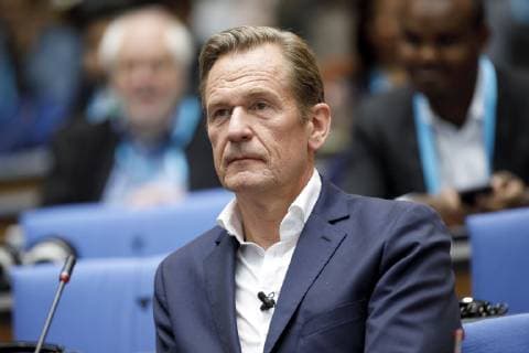 Mathias Döpfner beim Global Media Forum zum Thema Shifting Powers im ehemaligen Plenarsaal des Bundestages im World Conference Center Bonn. Bonn, 27.05.2019 *** Mathias Döpfner at the Global Media Forum on Shifting Powers in the former plenary hall of the Bundestag in the World Conference Center Bonn Bonn, 27 05 2019 Foto:xC.xHardtx xFuturexImage