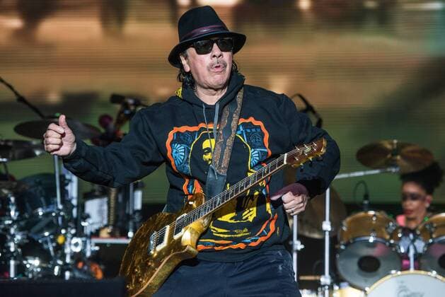 NAPA, CALIFORNIA - MAY 26: Carlos Santana performs during BottleRock Napa Valley 2019 at Napa Valley Expo on May 26, 2019 in Napa, California. Photo: Chris Tuite imageSPACE MediaPunch Copyright: ximageSPACEx