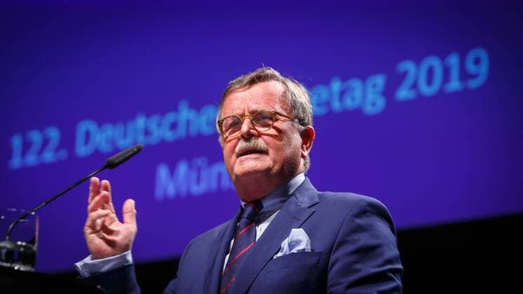 DEU, Germany, North Rhine-Westphalia, Münster, 28 05 2019 German Medical Association, 122 German Medical Association Prof Dr med Frank Ulrich Montgomery, President of the German Medical Association