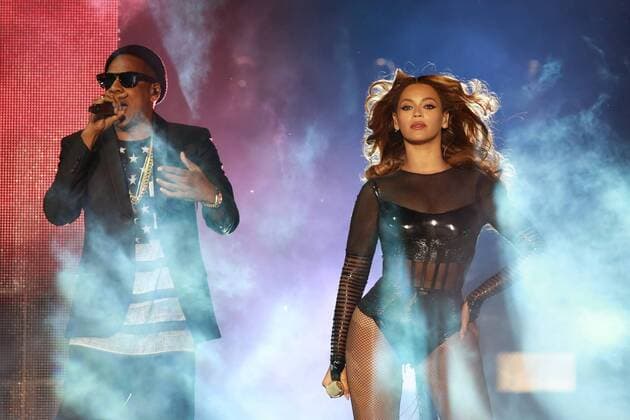 September 12, 2014 - St Denis, FRA - Beyonce and Jay Z perform during "On the Run" tour on Friday, Sept. 12, 2014 at Stade De France in Paris, France. St Denis FRA - ZUMAm67_ 20140912_zaf_m67_058 Copyright: xFredericxDugit Maxpppx