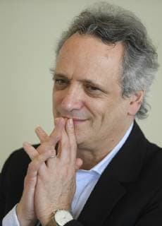 French conductor Louis Langree give briefing on Prague Spring International Music Festival in Prague, Czech Republic, on Wednesday, May 29, 2019. (CTKxPhoto OndrejxDeml) CTKPhotoP201905290835501  dml 005K