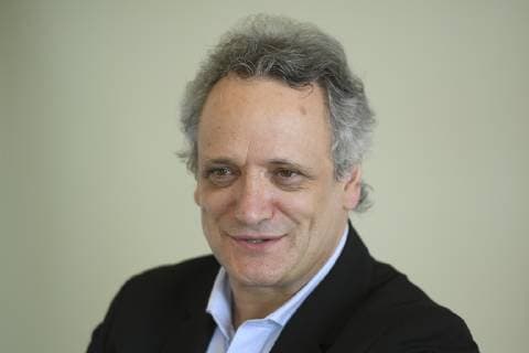 French conductor Louis Langree give briefing on Prague Spring International Music Festival in Prague, Czech Republic, on Wednesday, May 29, 2019. (CTKxPhoto OndrejxDeml) CTKPhotoP201905290837001  dml 004