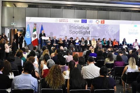 May 29, 2019 - Mexico City, Mexico - JulioÂ¡n Ventura Valero speaks during a press conference to launch the Spotlight initiative against of feminicides in Mexico at Ministry of Foreign Relations on May 29, 2019 in Mexico City, Mexico Mexico City Mexico  - ZUMAn230 20190529_zaa_n230_441 Copyright: xCarlosxTischlerx