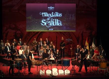 The singer Alejandro Sanz receives the gold medal of the city of Seville that names him as an adopted son, Thursday, May 30, 2019 Cordon Press