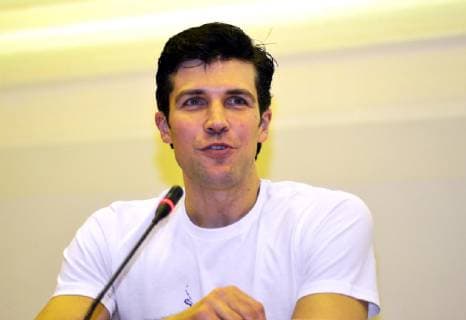 Mailand, Roberto Bolle hält Vorlesung über Geschichte des Tanzes Bovisa University of Milan, lesson on the history of dance with Roberto Bolle in the aula magna (Maurizio Maule Fotogramma, Milan - 2019-05-30) p.s. la foto e utilizzabile nel rispetto del contesto in cui e stata scattata, e senza intento diffamatorio del decoro delle persone rappresentate  Copyright: xMaurizioxMaulex xIPAx xFOTOGRAMMAx