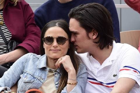 Alain Fabien Delon et Capucine Anav CELEBRITES : Internationaux de France 2019 Roland Garros - 30 05 2019 JBAutissier Panoramic 
