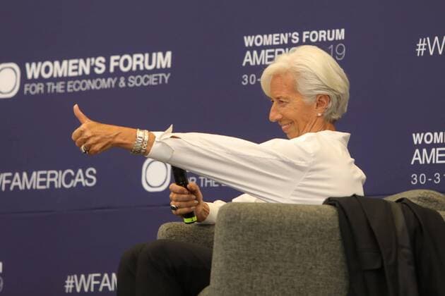 Director of the International Monetary Fund (IMF) Christine Lagarde takes part in the Women s Forum Americas 2019, in Mexico City, Mexico, 30 May 2019, where she expressed he worry over the rise of gender violence and femicies. Lagarde alerts on rise of gender violence and femicides in Mexico City !ACHTUNG: NUR REDAKTIONELLE NUTZUNG!  Copyright: xSashenkaxGutierrezx MEX3644 20190530-636948469643068760