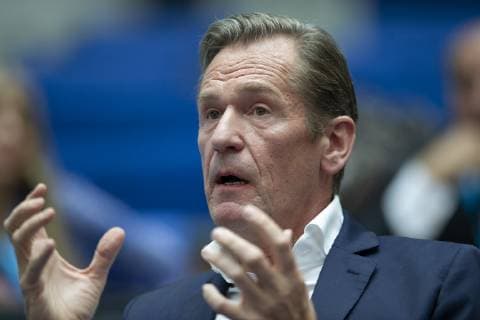 Mathias DOEPFNER, Döpfner, Vorstandsvorsitzender CEO der Axel Springer SE, ASV, Axel Springer Verlag, beim Deutsche Welle Global Media Forum SHIFTING POWERS, 27.05.2019 in Bonn *** Mathias DOEPFNER, Döpfner, CEO of Axel Springer SE, ASV, Axel Springer Verlag, at the Deutsche Welle Global Media Forum SHIFTING POWERS, 27 05 2019 in Bonn