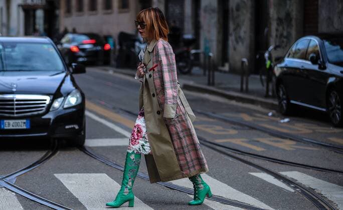 Italy: On the street Milan MILAN, Italy- February 24 2019: Women on the street during the Milan Fashion Week. Milan Lombardia Italy Milan  MauroxDelxSignore