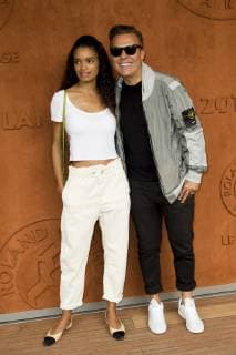 Jean Roch et sa compagne Anais Monory CELEBRITES : Internationaux de France 2019 Roland Garros - Village - 03 06 2019 JBAutissier Panoramic 