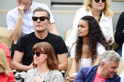 Jean Roch et sa femme Anais Monory CELEBRITES : Internationaux de France 2019 Roland Garros - 03 06 2019 JBAutissier Panoramic 