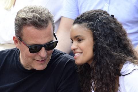 Entertainment Bilder des Tages Jean Roch et sa femme Anais Monory CELEBRITES : Internationaux de France 2019 Roland Garros - 03 06 2019 JBAutissier Panoramic 