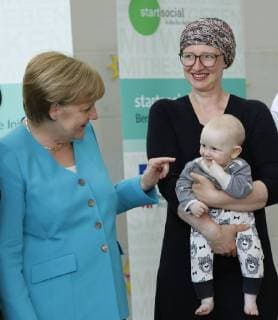 Federal Chancellor Angela Merkel, Germany, Berlin, Federal Chancellery, award of the winners of the competition startsocial by BK in Merkel, 03 06 2019