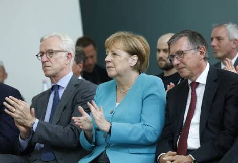 Federal Chancellor Angela Merkel, Germany, Berlin, Federal Chancellery, award of the winners of the competition startsocial by BK in Merkel, 03 06 2019