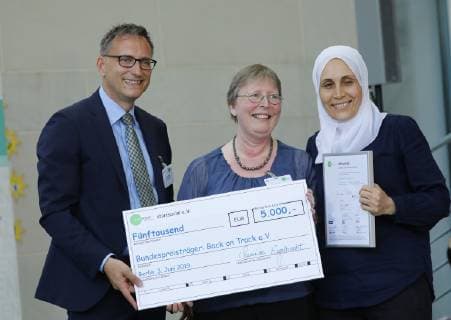 Germany, Berlin, Federal Chancellery, Award of the winners of the competition startsocial by BK in Merkel, 03 06 2019