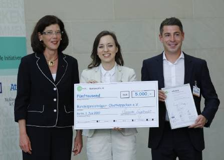 Germany, Berlin, Federal Chancellery, Award of the winners of the competition startsocial by BK in Merkel, 03 06 2019