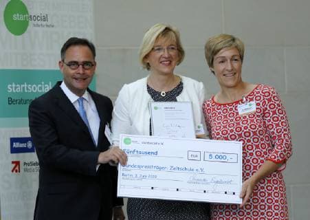 Germany, Berlin, Federal Chancellery, Award of the winners of the competition startsocial by BK in Merkel, 03 06 2019