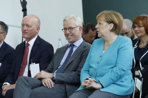 Federal Chancellor Angela Merkel, Germany, Berlin, Federal Chancellery, award of the winners of the competition startsocial by BK in Merkel, 03 06 2019