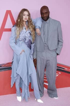 Entertainment Themen der Woche KW23 Entertainment Bilder des Tages NEW YORK, NY - JUNE 3: Gigi Hadid and Virgil Abloh at the 2019 CFDA Fashion Awards at the Brooklyn Museum of Art on June 3, 2019 in New York City. Copyright: xDC MediaPunchx