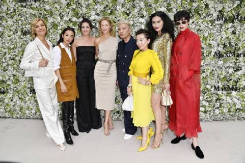 Nicola Gerber Maramotti, Yoyo Cao, Maria Giulia Maramotti, Carolyn Murphy, Bryan Gray Yambao, Tina Craig, Diala Makki and Hikari Mori at the Max Mara Resort 2020 Show in the Neues Museum Berlin, 03 06 2019 Foto:xF.xKernx xFuturexImage