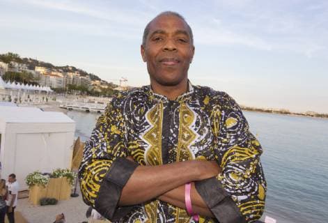 Cannes, France - June 04, 2019: MIDEM, the International B2B Music Market with Nigerian Musician Femi Kuti. Olufela Olufemi Anikulapo Kuti MIDEM, the International B2B Music Market, Femi Kuti