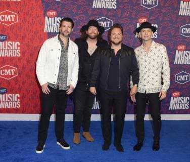 05 June 2019 - Nashville, Tennessee - James Young, Mike Eli, Chris Thompson, Jon Jones, Eli Young Band. 2019 CMT Music Awards held at Bridgestone Arena. Photo Credit: Dara-Michelle Farr AdMedia 240482 2019-06-05 TN Nashville Etats-Unis  Copyright: xAdMediax STAR_240482_082