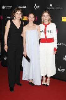 Valerie Stoll, Jana McKinnon and Milena Tscharntke at the award ceremony of the Studio Hamburg Nachwuchspreis on 6 06 2019 in Hamburg Studio Hamburg Nachwuchspreis on 2019 in Hamburg