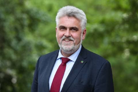 Wirtschaftsminister Prof. Dr. Armin Willingmann (Sachsen Anhalt) - Sommertreff der Landesregierung von Sachsen Anhalt im Garten des Palais am Fürstenwall in der Staatskanzlei in Magdeburg *** Minister of Economic Affairs Prof Dr Armin Willingmann Saxony Anhalt Summer meeting of the State Government of Saxony Anhalt in the garden of the Palais am Fürstenwall in the State Chancellery in Magdeburg