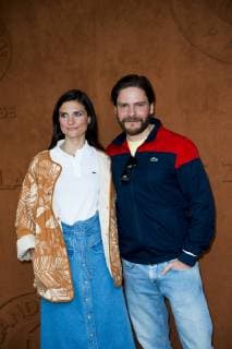 Daniel Bruhl CELEBRITES : Internationaux de France 2019 Roland Garros - Village - Finale Hommes - 09 06 2019 JBAutissier Panoramic 