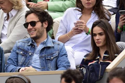 Vinnay Bureau et sa compagne CELEBRITES : Internationaux de France 2019 Roland Garros - Finale Hommes - 09 06 2019 JBAutissier Panoramic 