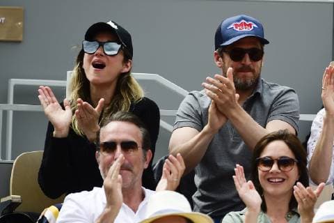 Marion Cotillard Guillaume Canet CELEBRITES : Internationaux de France 2019 Roland Garros - Finale Hommes - 09 06 2019 JBAutissier Panoramic 