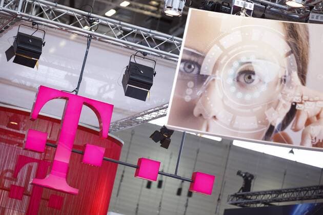 Telekom logo at a stand at the ANGA COM trade fair Where Broadband meets Content at Koelnmesse Cologne, 06 06 2019 Foto:xC.xHardtx xFuturexImage