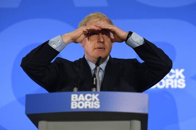 News Themen der Woche KW24 News Bilder des Tages . 12 06 2019. London, United Kingdom. Boris Johnson Launches his leadership Campaign. Former Foreign Secreatry Boris Johnson launching his Leadership campaign in Central London, to replace Theresa May to be the next Prime Minister of Britain.  xAndrewxParsonsx xi-Imagesx IIM-19797-0034