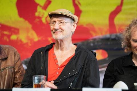 Press conference for the music festival and motor sports festival Werner Das Rennen 2019 Rötger Brösel Feldmann, comic artist Press conference for the music festival and motor sports festival Werner Das Rennen 2019 , Hamburg Hamburg Germany Airport Hartenholm