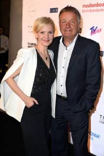 Andrea Kathrin Loewig, Thomas Ruehmann at the Berlin TV Series Award 2019 at the TITANIC Hotel am Gendarmenmarkt in Berlin on 13 06 2019