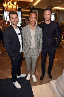 Lucas Reiber, Jerry Hoffmann, Vladimir Burlakov at the Berlin TV Series Award 2019 at the TITANIC Hotel am Gendarmenmarkt in Berlin on 13 06 2019