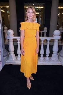 Sonja Gerhardt dress by Malaikaraiss at the Berlin TV Series Award 2019 at the TITANIC Hotel am Gendarmenmarkt in Berlin on 13 06 2019